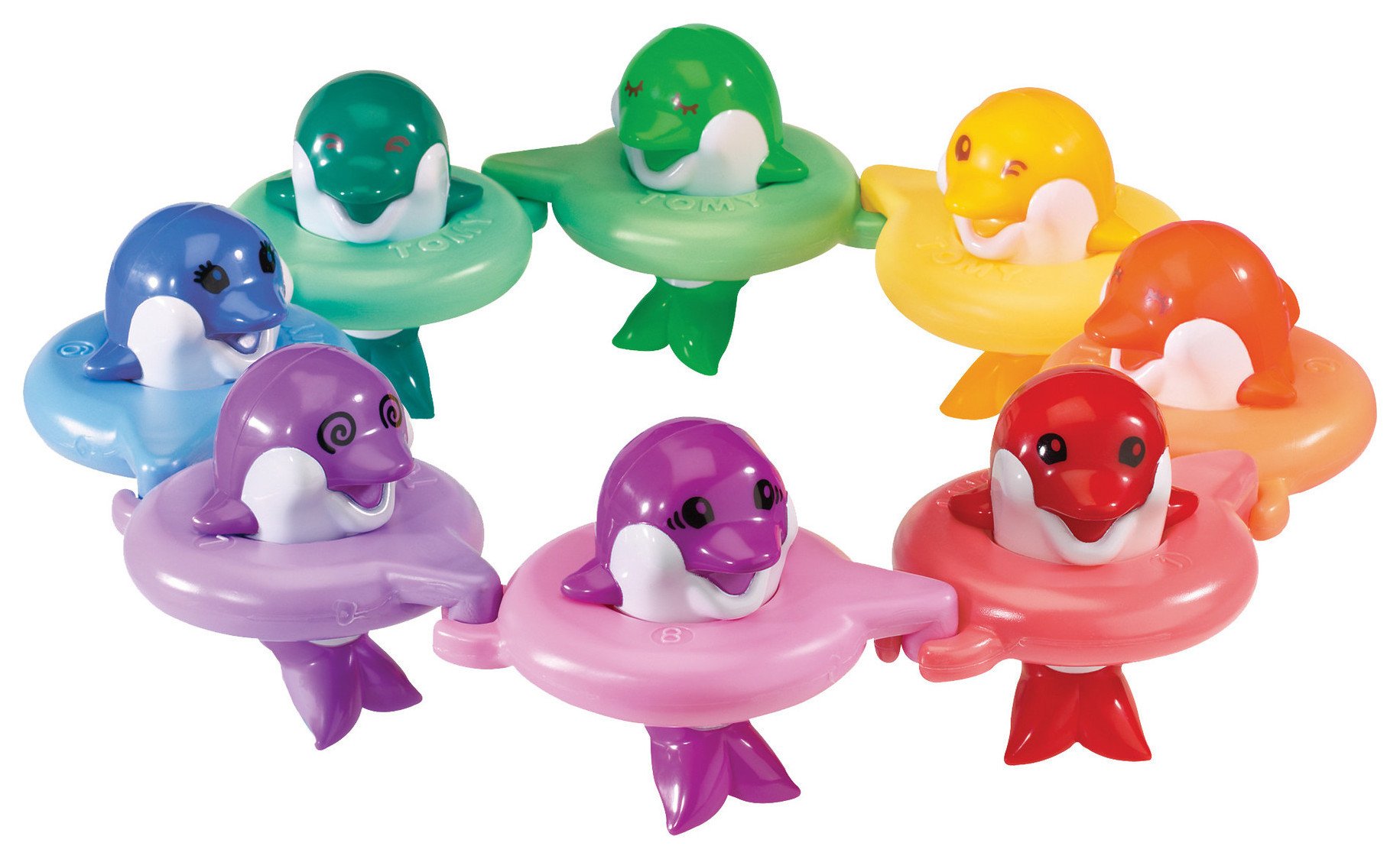 TOMY Toomies Do-Re-Mi Dolphins Bath Toy. Review