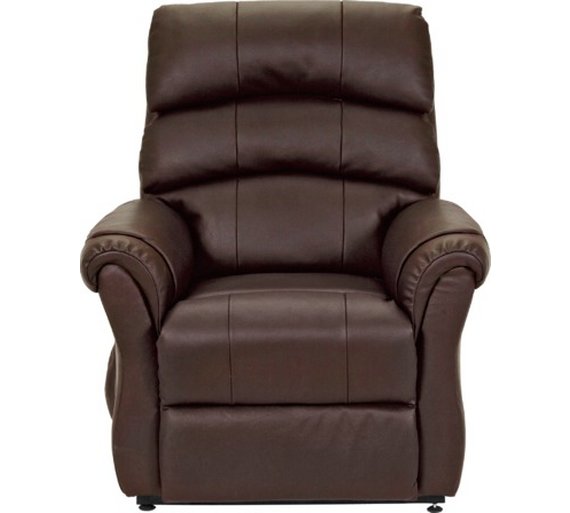 Buy HOME Warwick Powerlift Leather Recliner Chair Chocolate at Argos