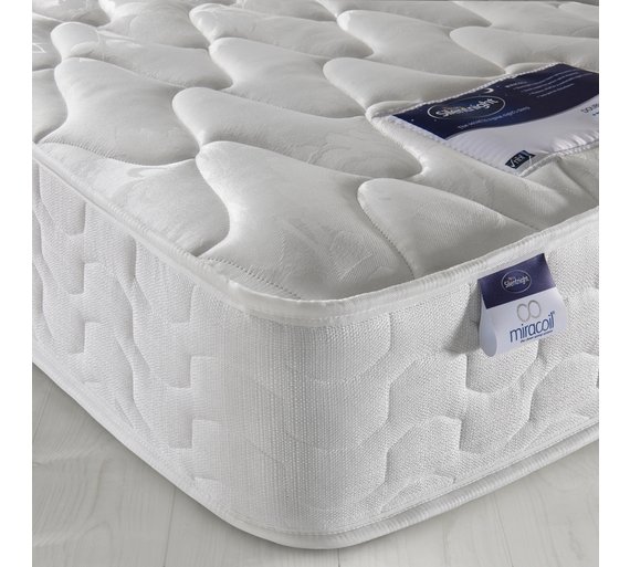 Buy Silentnight Miracoil Travis Microquilt Single Mattress at Argos.co.uk Your Online Shop for