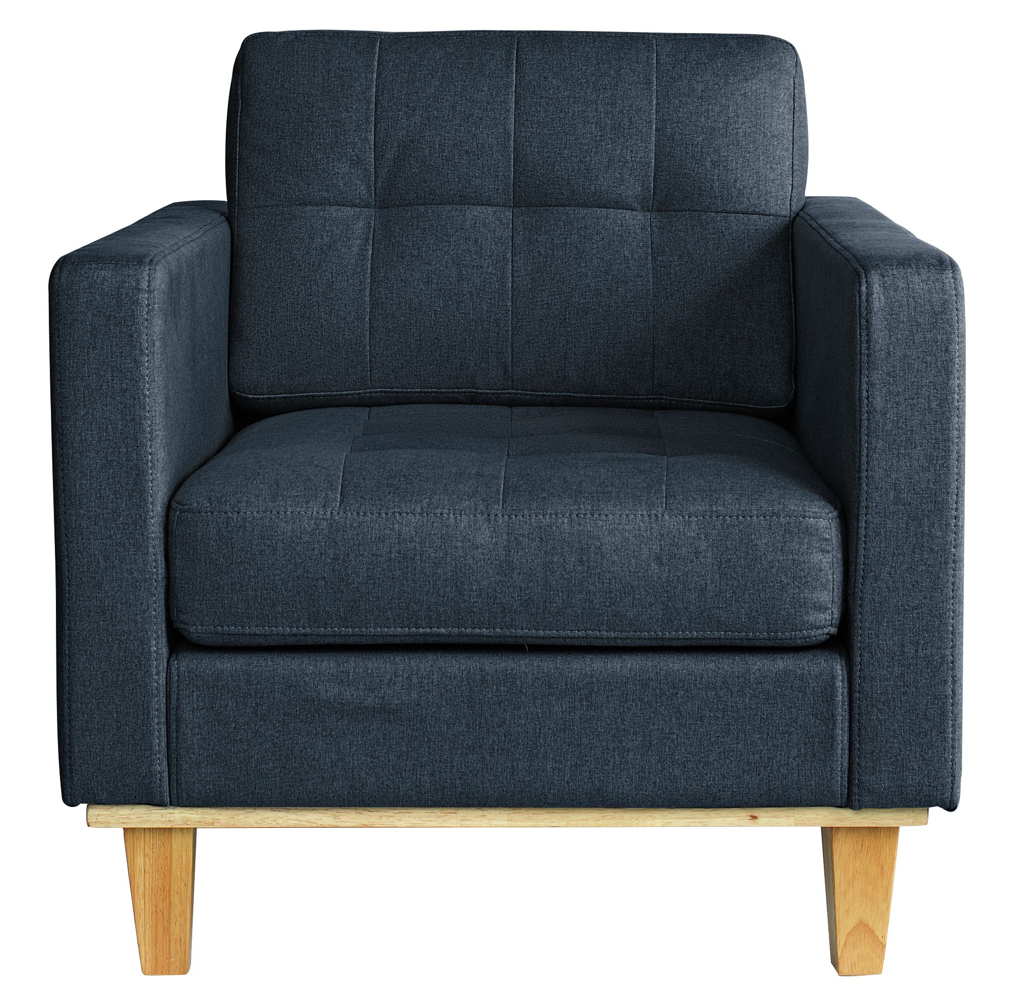 Hygena Aliso Fabric Chair - Denim Blue Review