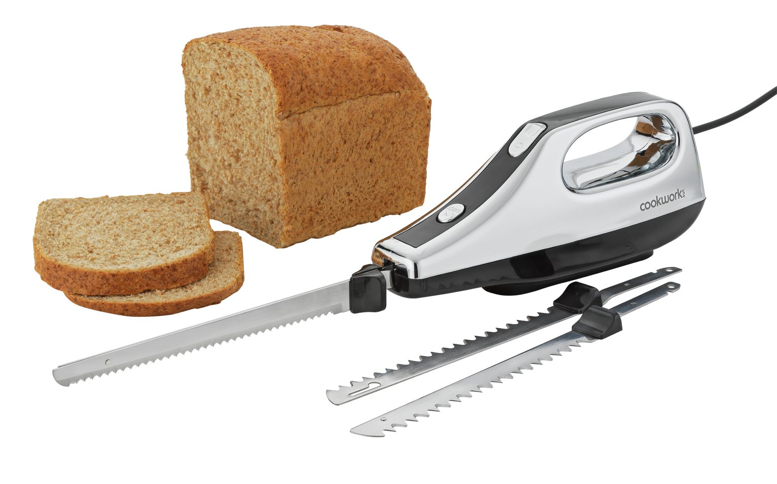 Buy Cookworks Electric Knife - White, Electric knives and food slicers