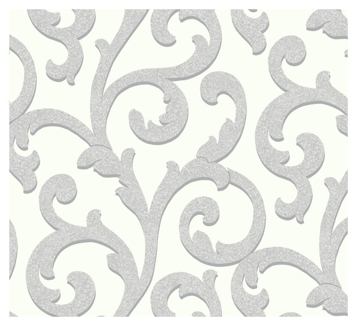 EAN 5050192892421 product image for Arthouse Glitterati Scroll Wallpaper - Platinum. | upcitemdb.com