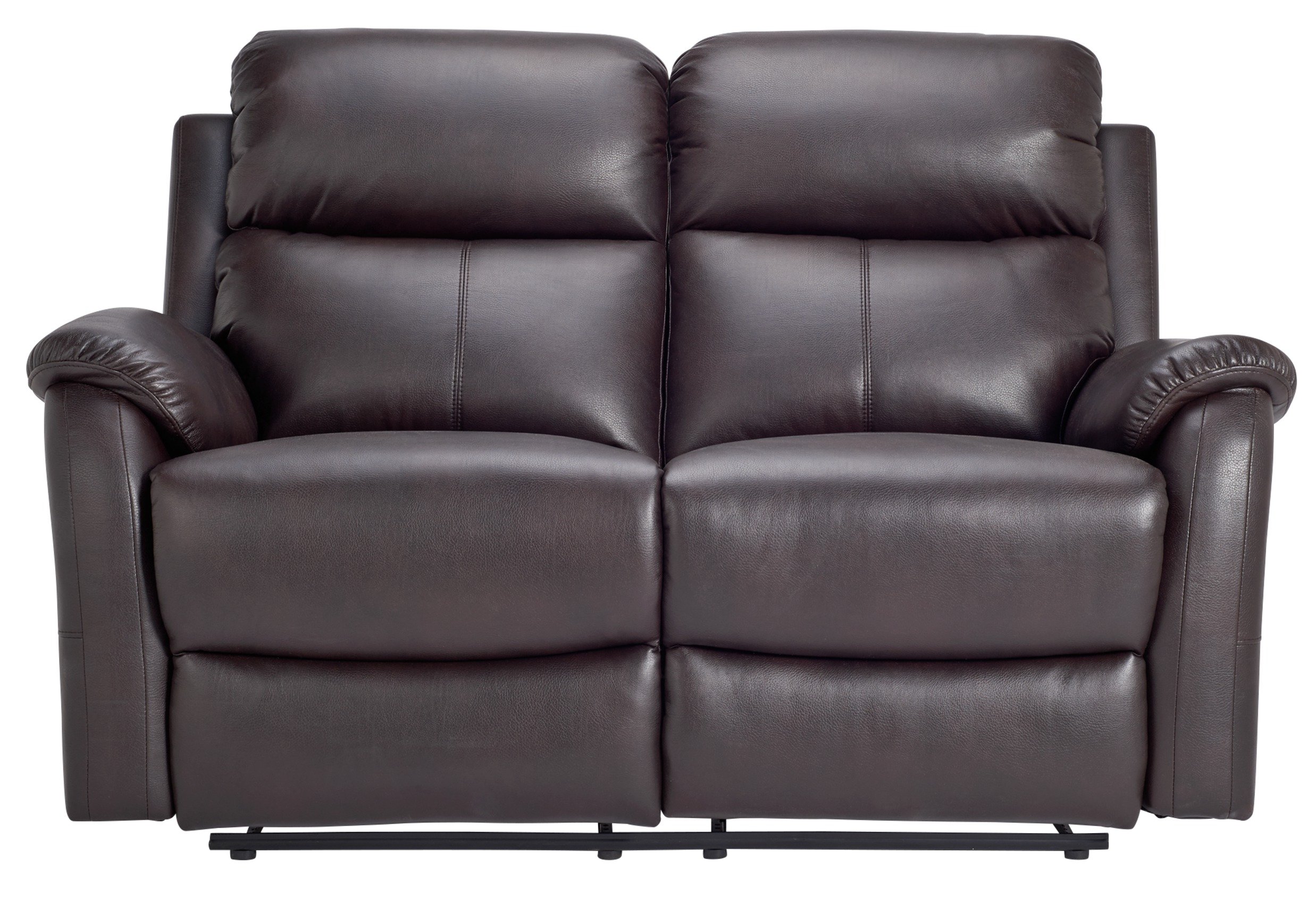 Review of HOME Tyler 2 Seater Leather Effect Recliner Sofa Chocolate