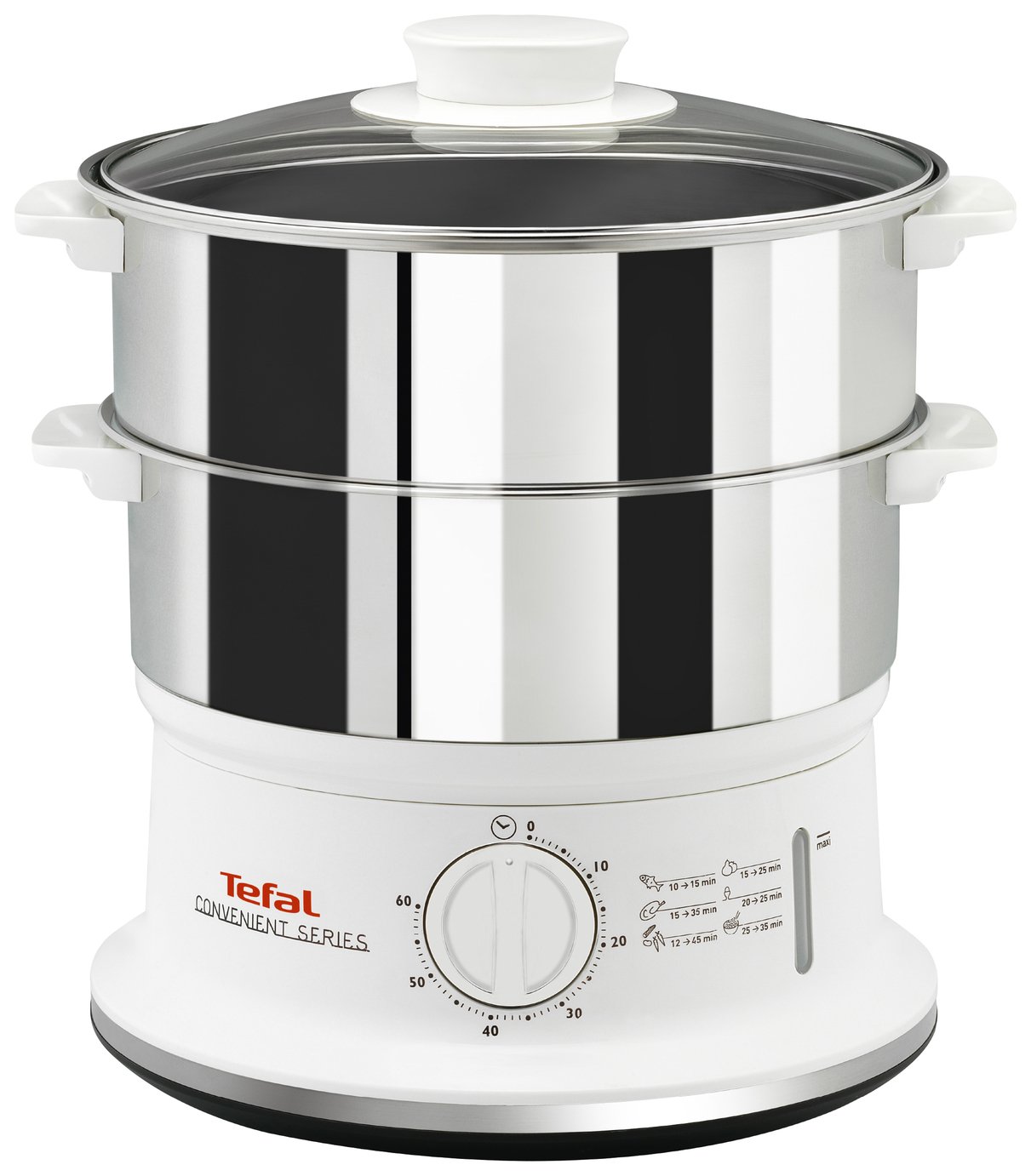 Tefal VC145140 2 Tier Convenient Stainless Steel Steamer. Review