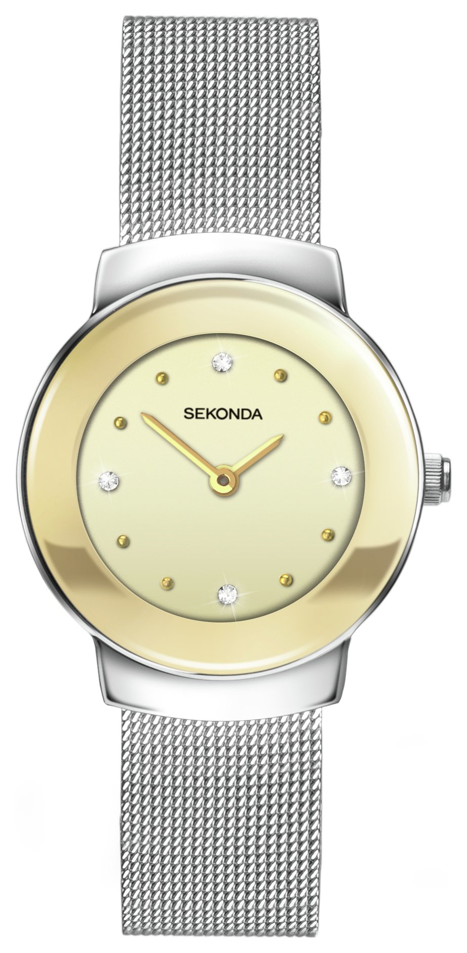 Sekonda Ladies' Two Tone Mesh Strap Watch review