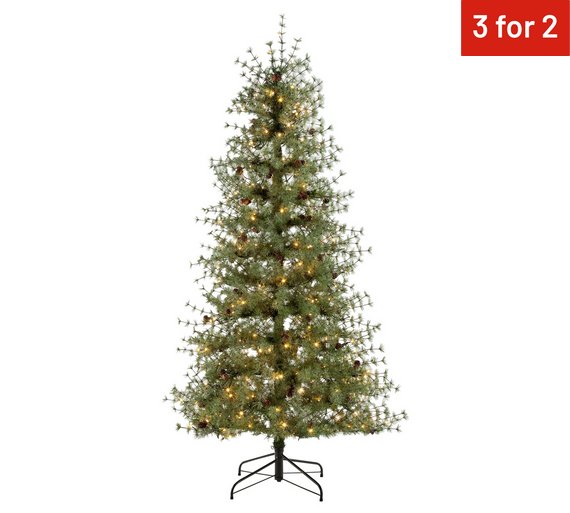 Argos  6ft Pre-Lit Christmas Tree