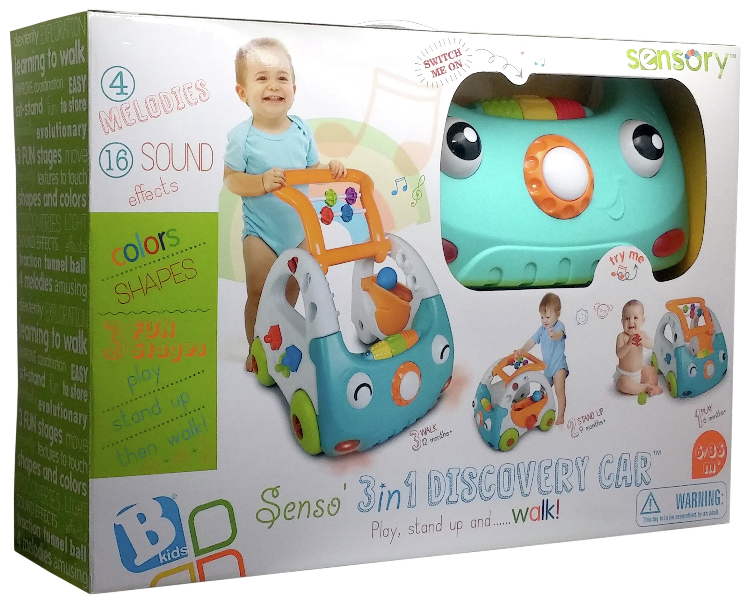 Infantino 3 in 1 Sensory Walk and Discovery Car review