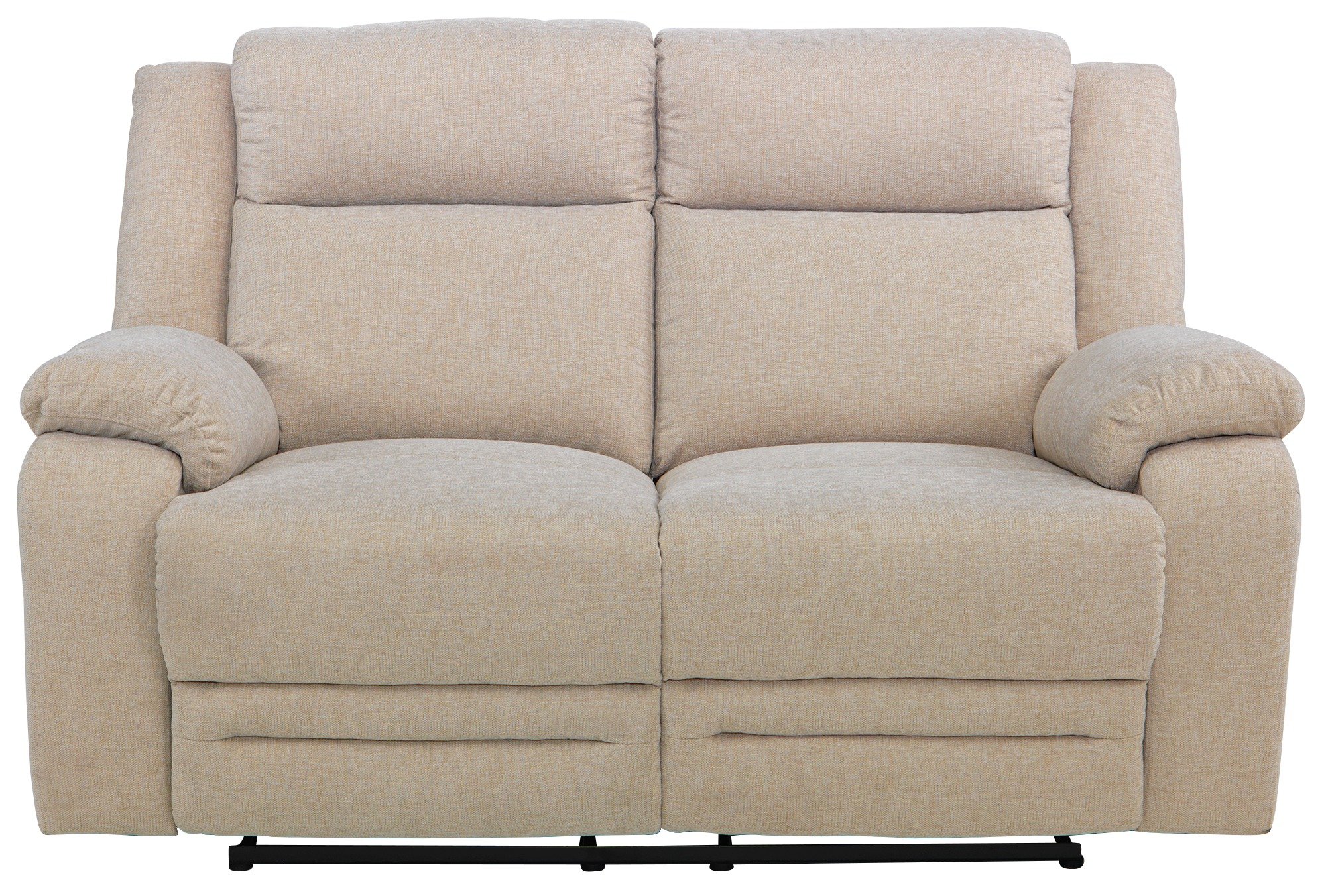 Collection - Blake 2 Seat - Fabric Manual Recliner Sofa - Linen Review