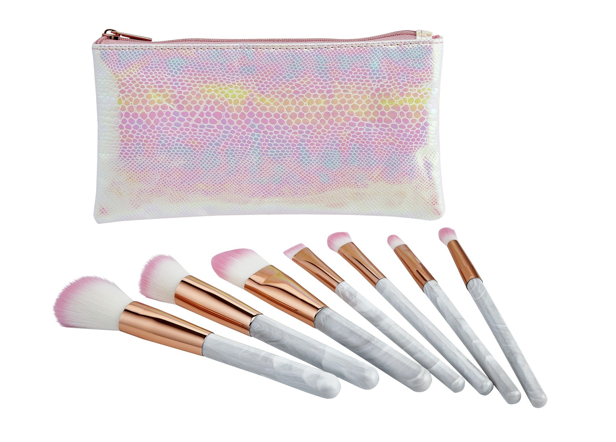 Rose Gold Colour 7 Piece Make-up Brush Set Review