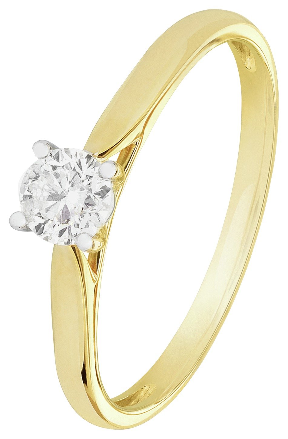 Revere 9ct Gold 0.33ct Diamond Solitaire Ring review