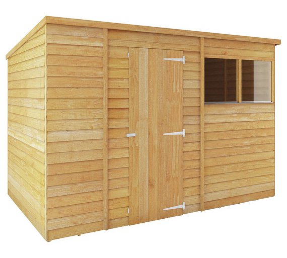Buy Mercia Overlap Pent Wooden Garden Shed 10 x 6ft at Argos.co.uk