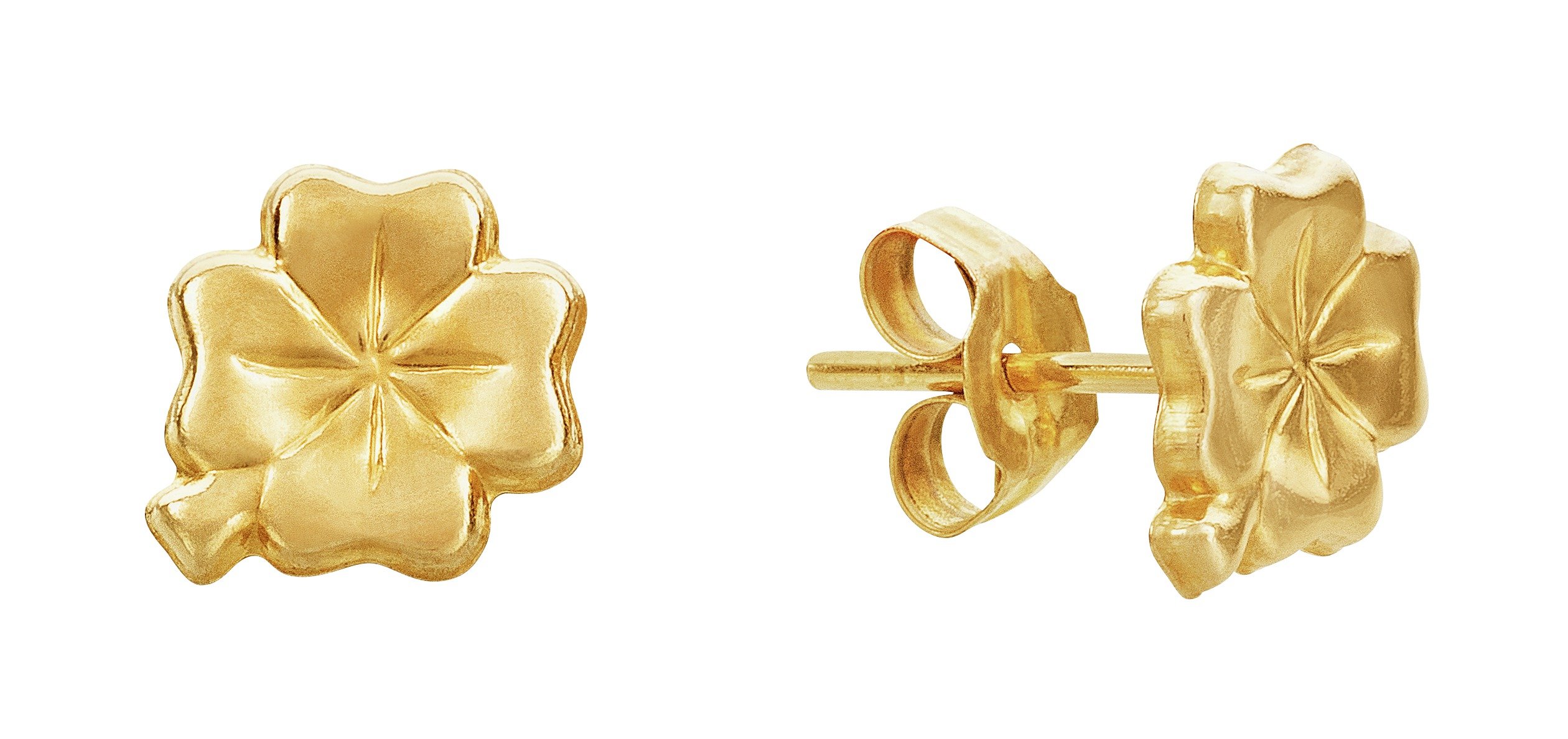 Revere 9ct Gold 4 Leaf Clover Stud Earrings review