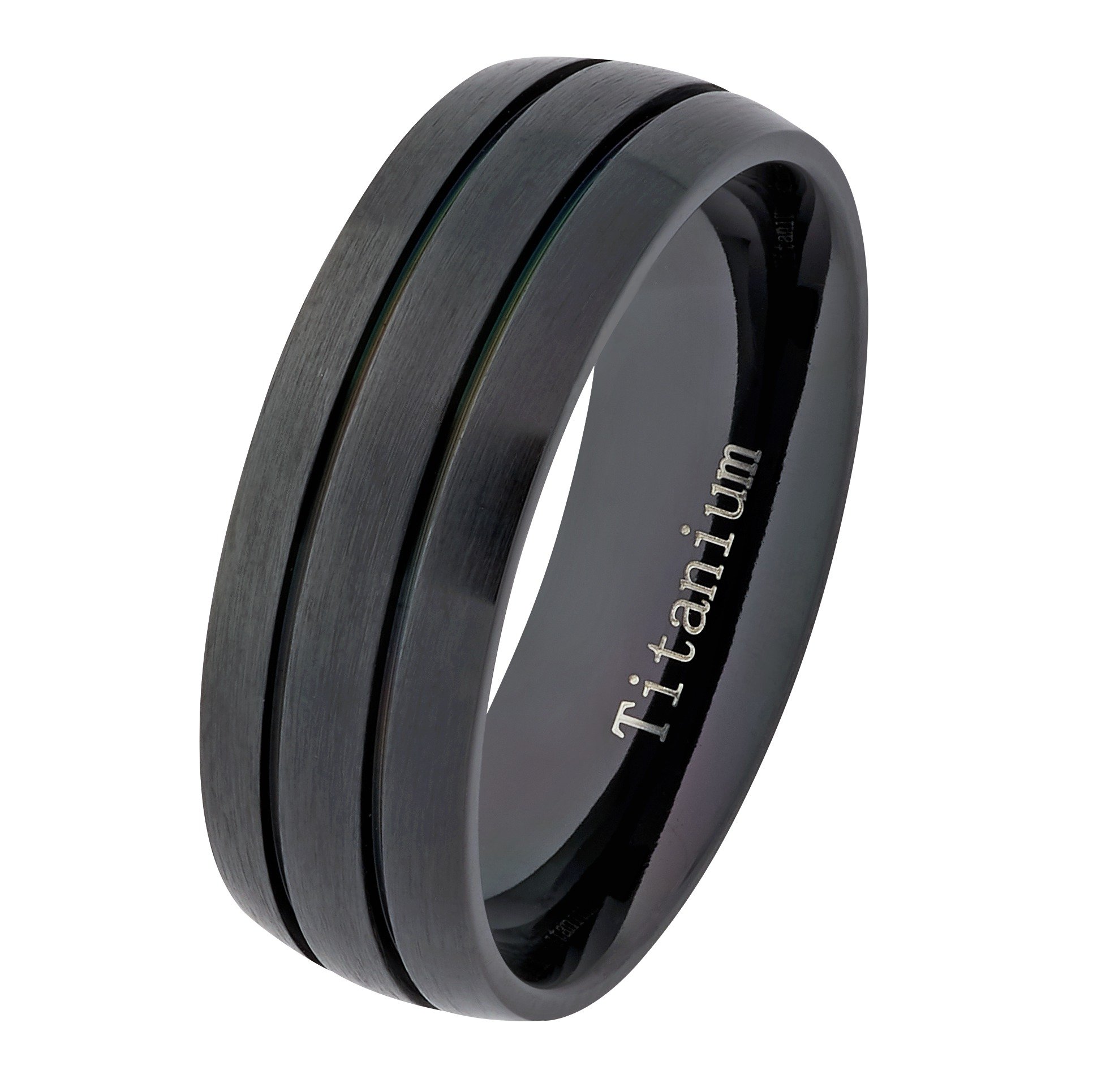 Revere Men's Titanium Black Ring review