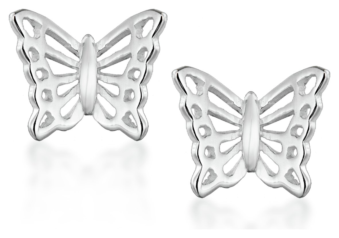 Revere Sterling Silver Filigree Butterfly Stud Earrings review