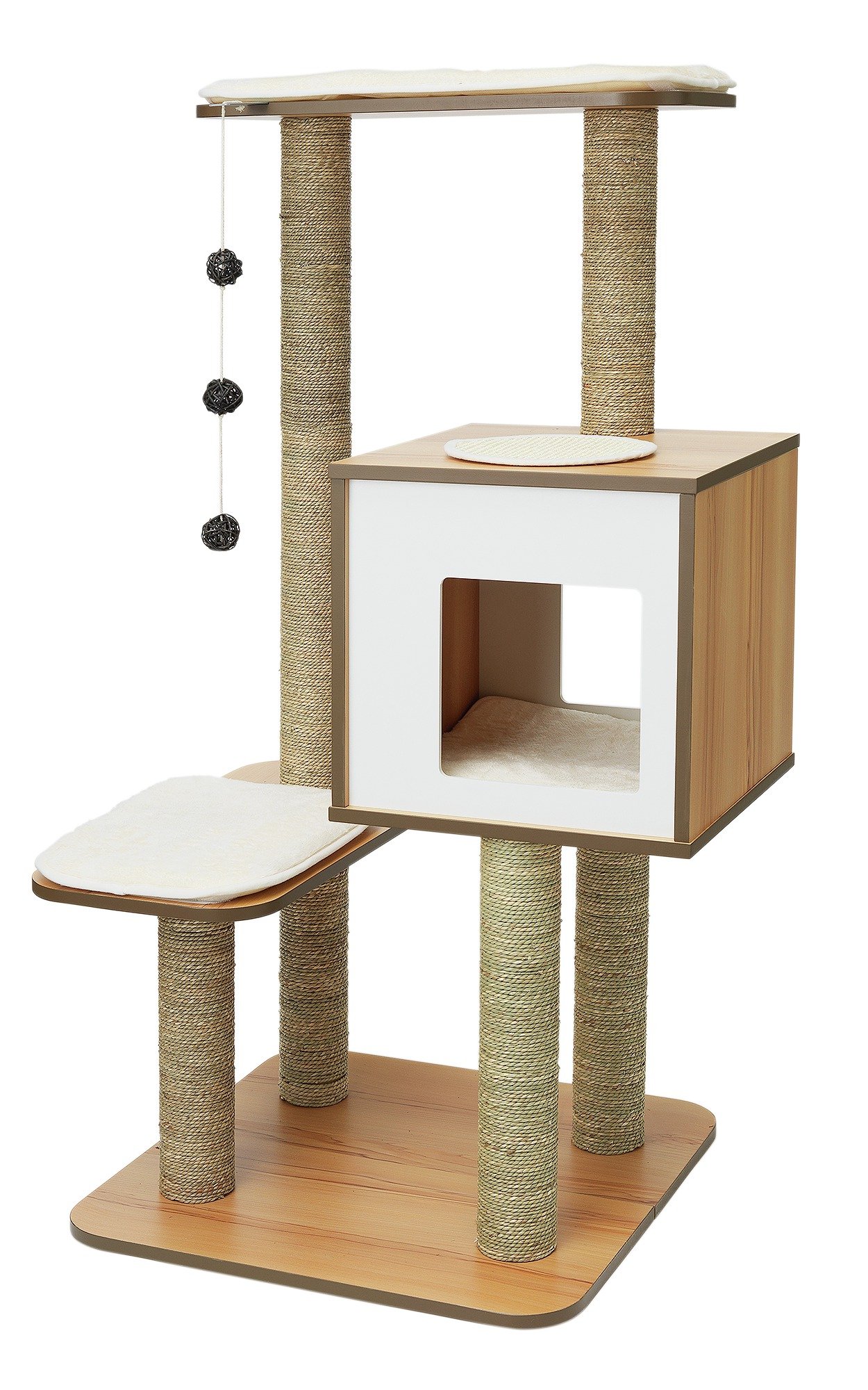 Review of Vesper Cat Furniture V High Base Walnut