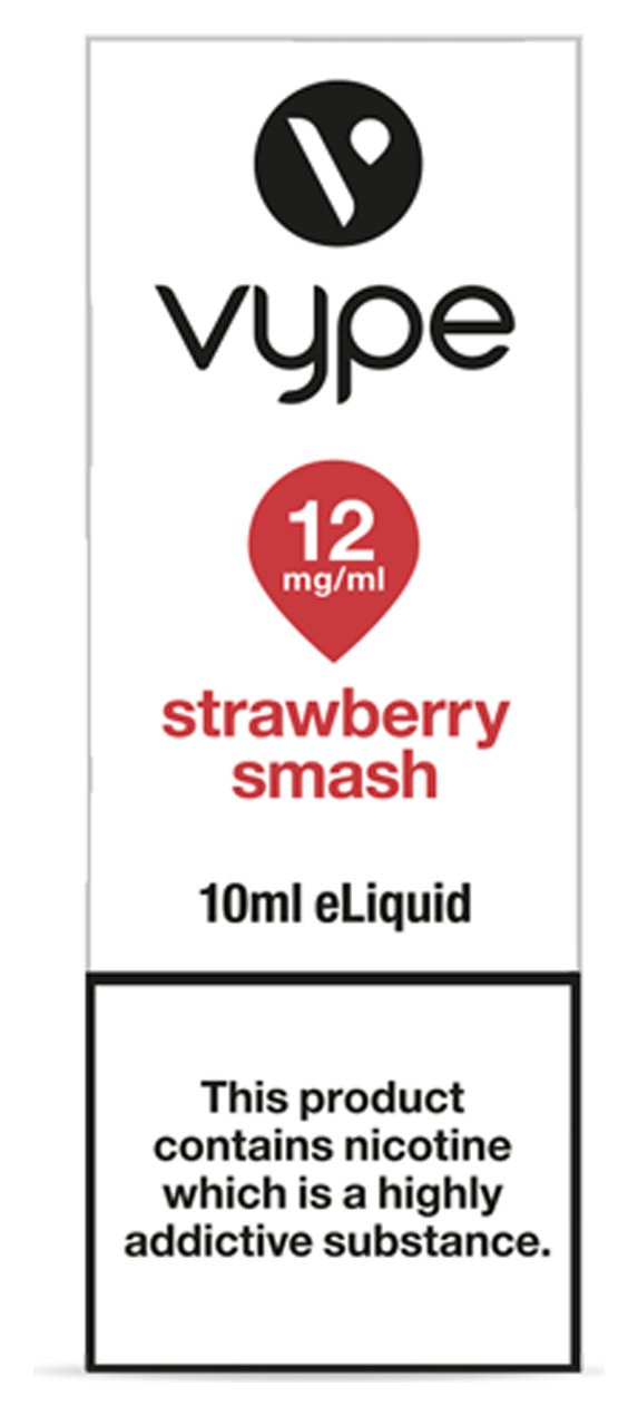 Vype eLiquid Bottle 6 Pack - 12mg Strawberry Smash Review