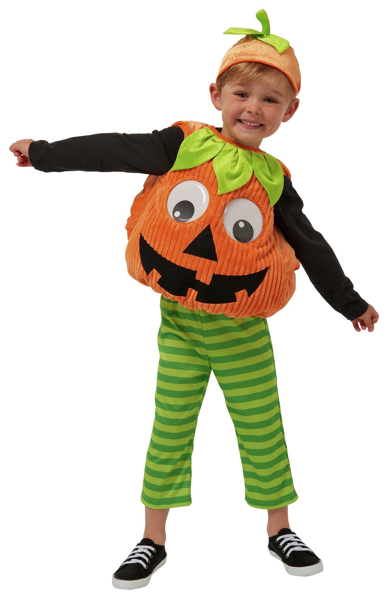 Toddler Pumpkin with Hat Fancy Dress Costume - 3-6 Months. Review