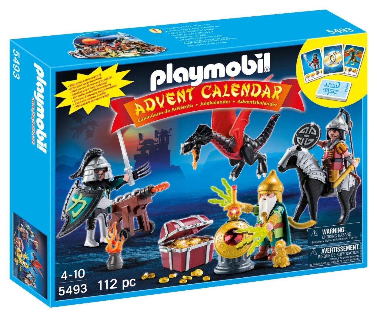 Playmobil 5493 Dragons Treasure Battle Advent Calendar. Review