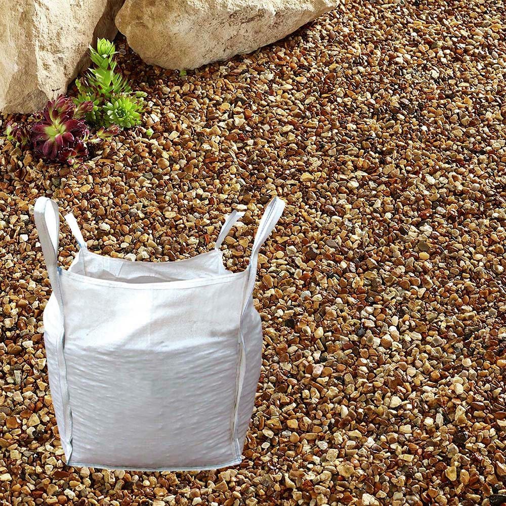 The Real Gravel Company 8 12mm Stone Bulk Bag Autumn Gold