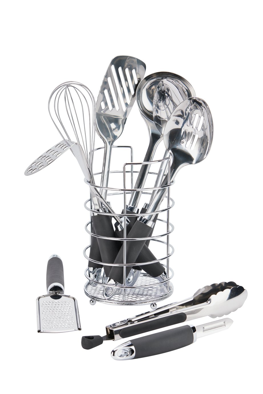 HOME 9 Piece Stainless Steel Kitchen Utensil Set review