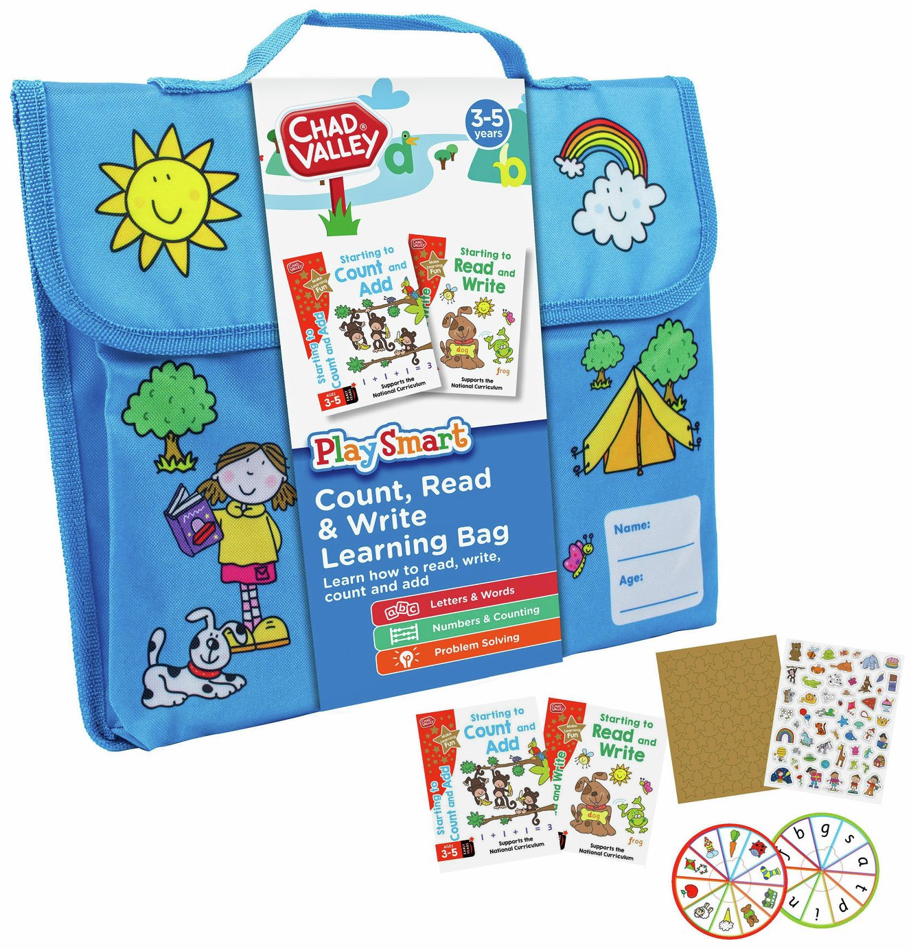 Chad Valley PlaySmart Count, Read & Write Learning Bag review