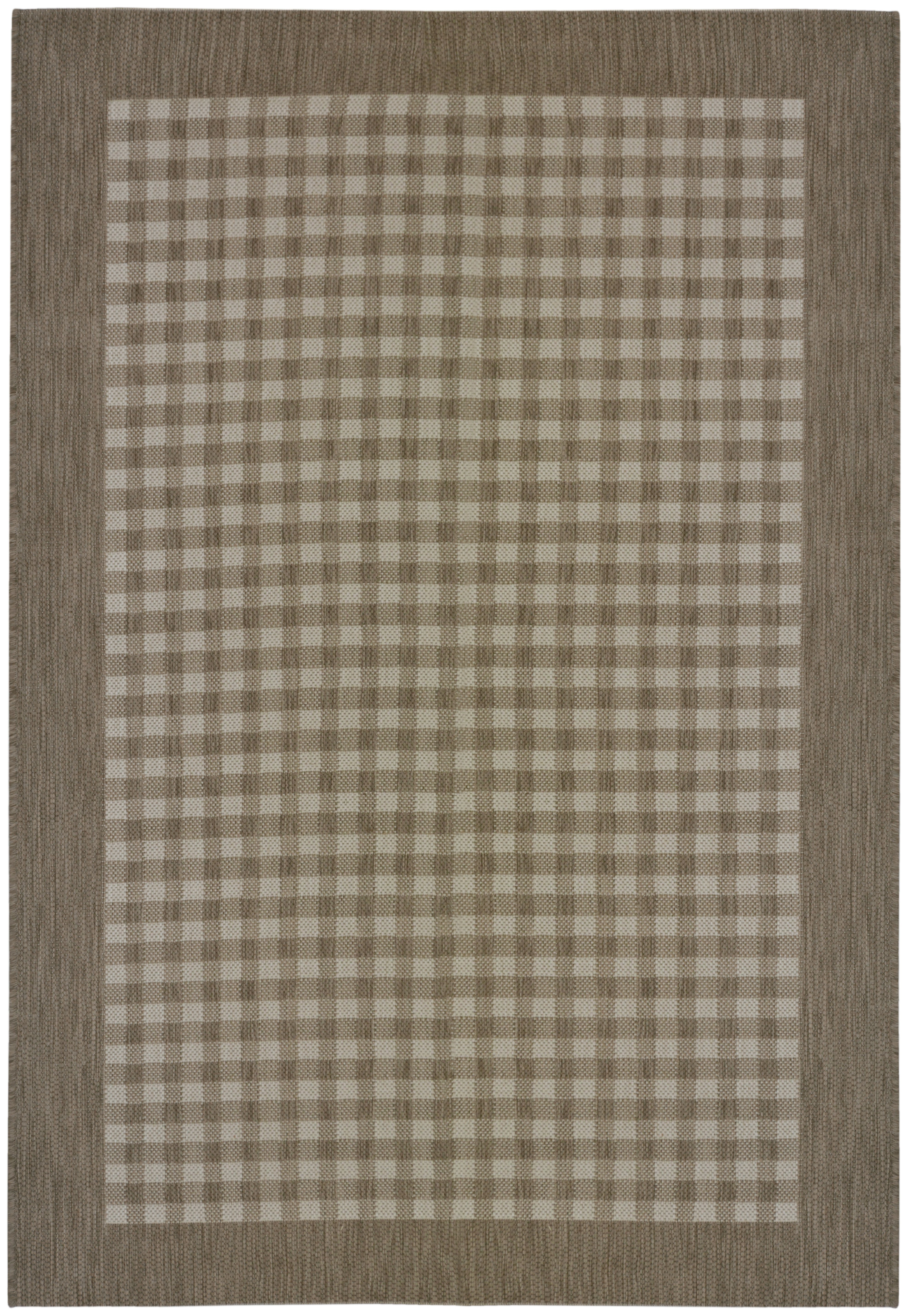 County Gingham Rug - 120x170cm - Beige Review