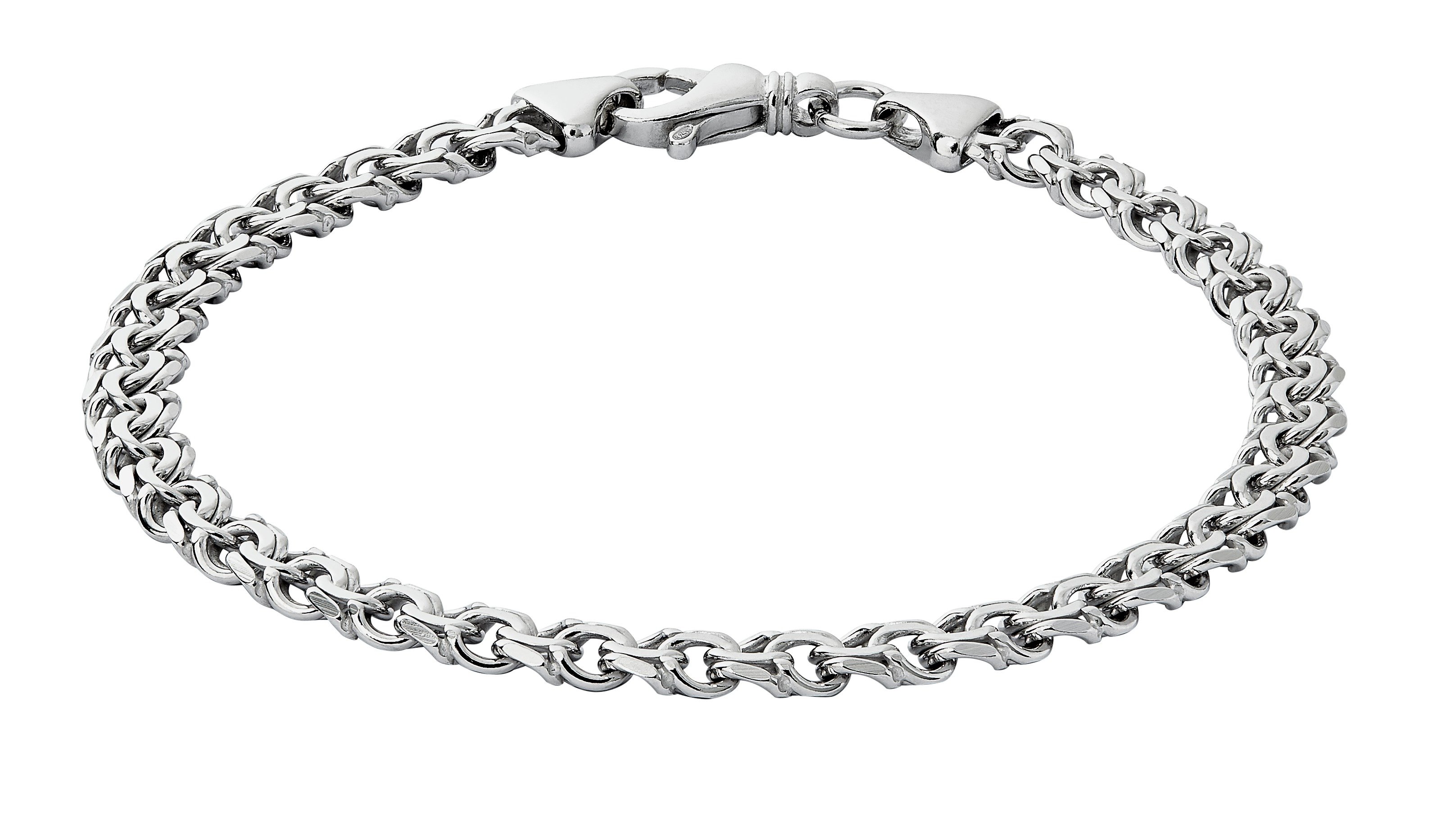 Revere Sterling Silver Diamond Cut Link Bracelet review