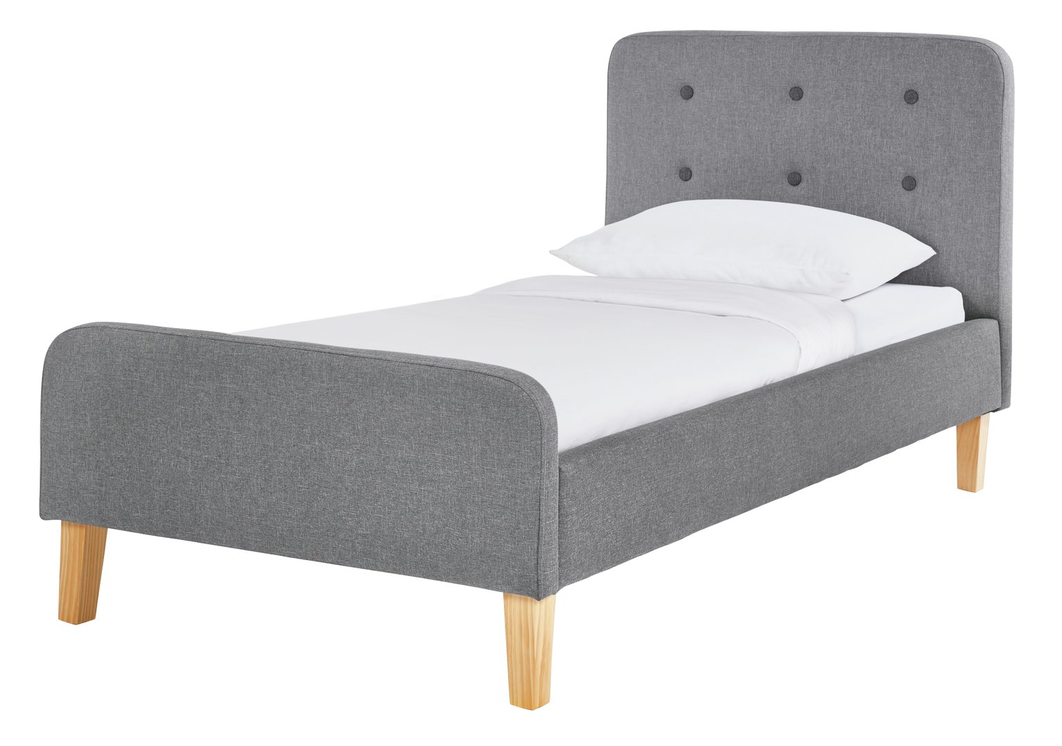 Buy Hygena Ashby Single Bed Frame Grey at Argos.co.uk Your Online