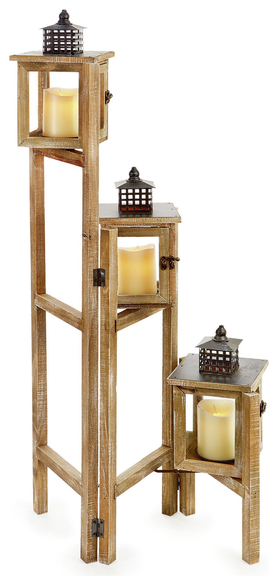 Premier Decorations 3 Tier Wooden Lantern Stand review