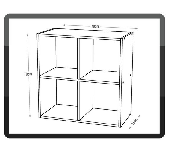Buy Phoenix 2 x 2 Cube Storage Unit Beech Effect at Argos.co.uk