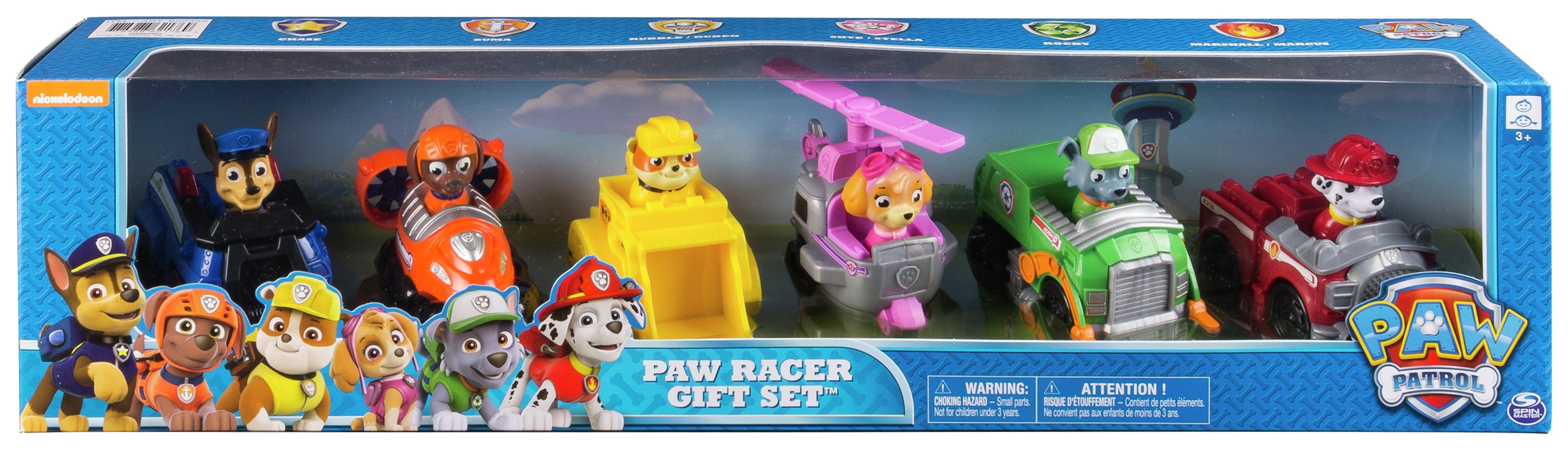 paw patrol racers 6 pack