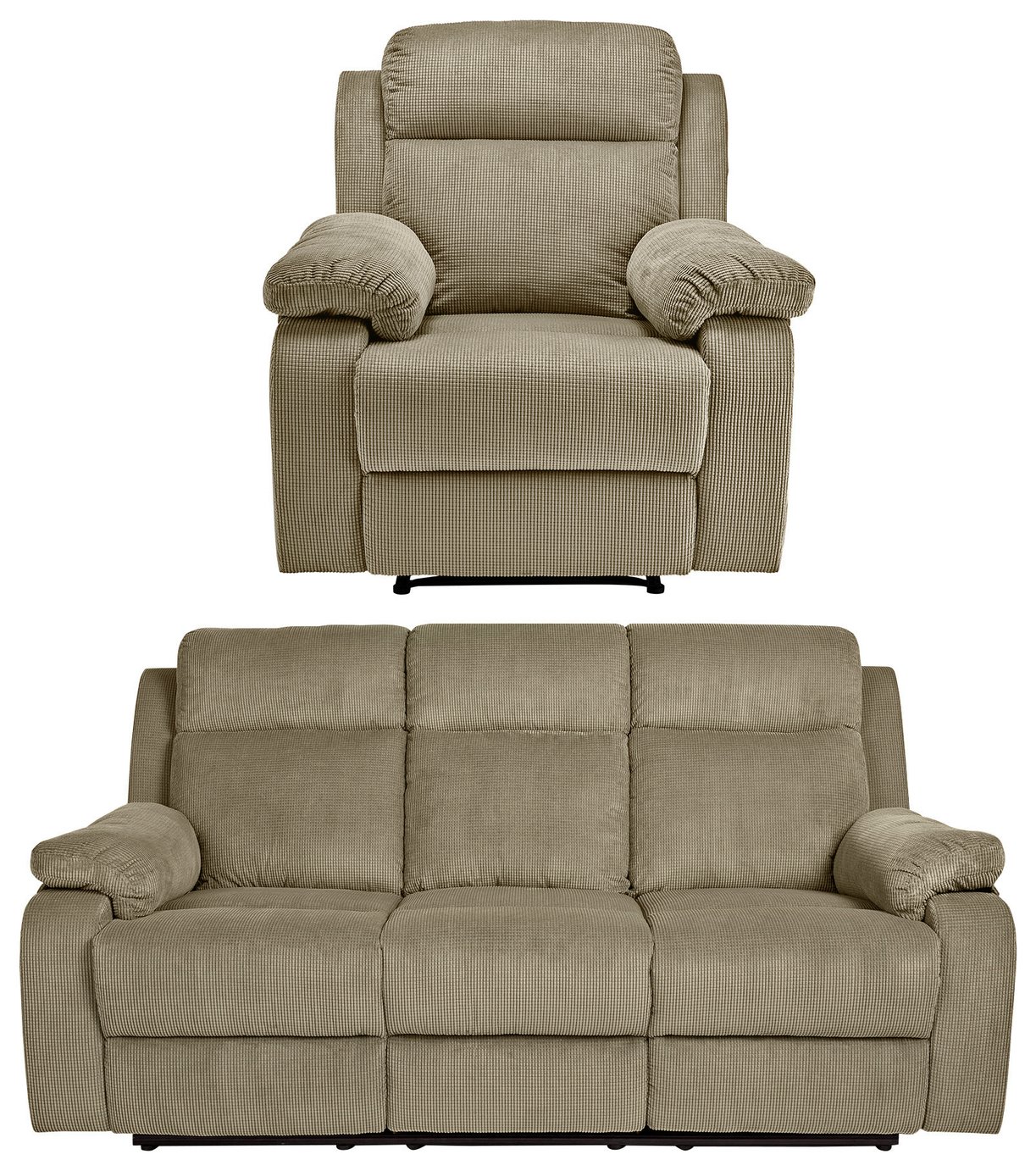 Collection New Bradley 3 Seater Recliner and Chair review