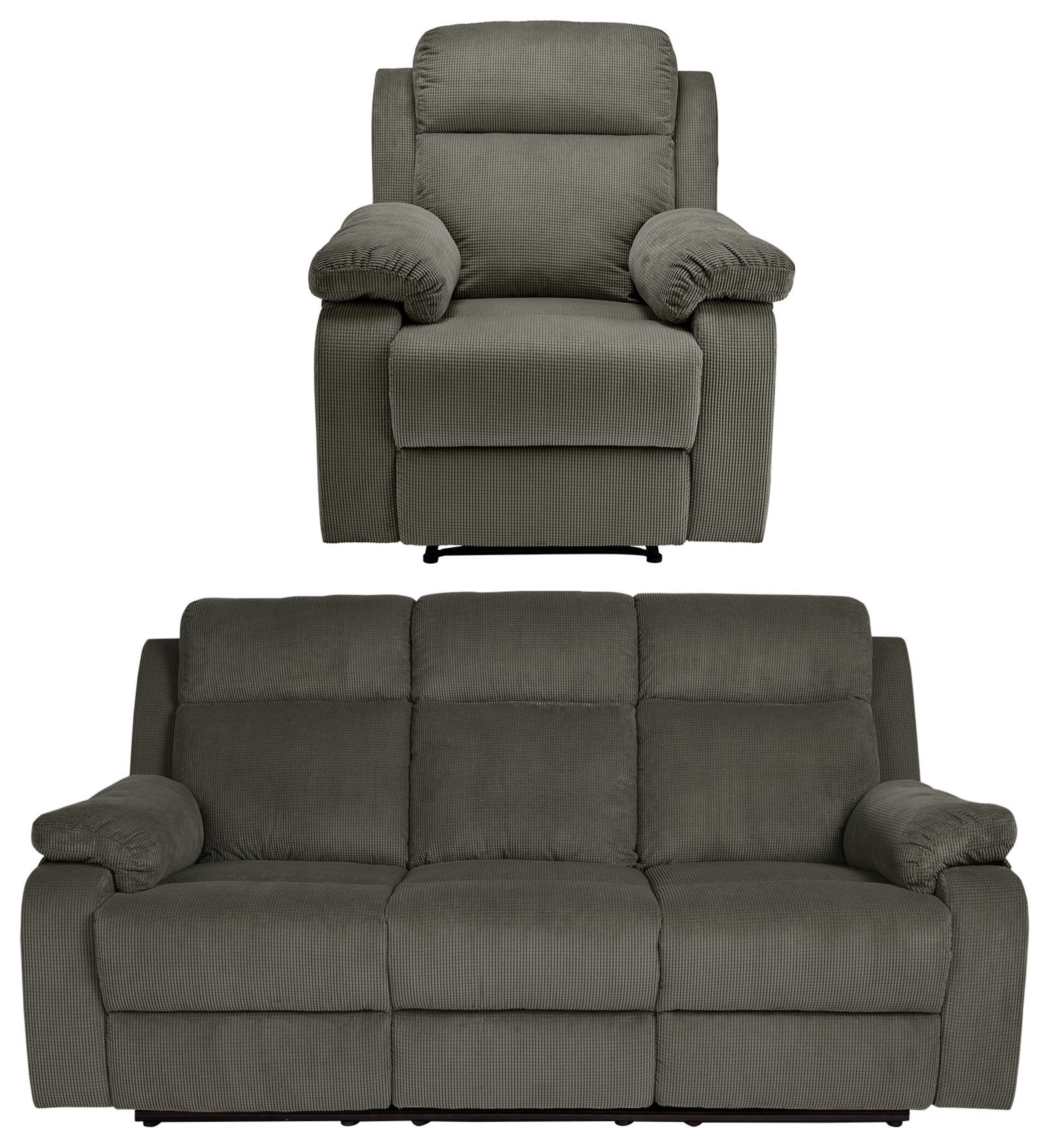 Collection New Bradley 3 Seat Recliner and Chair review