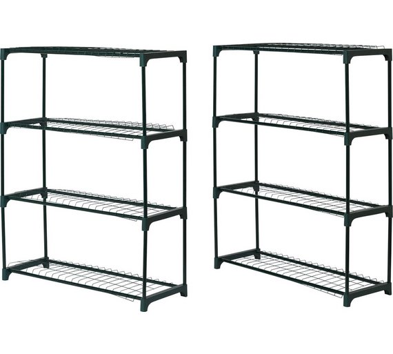 Buy 4 Shelf Tubular Greenhouse Staging Twin Pack at Argos.co.uk