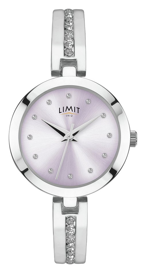 Limit Ladies' Silver Colour Purple Dial Bracelet Watch review