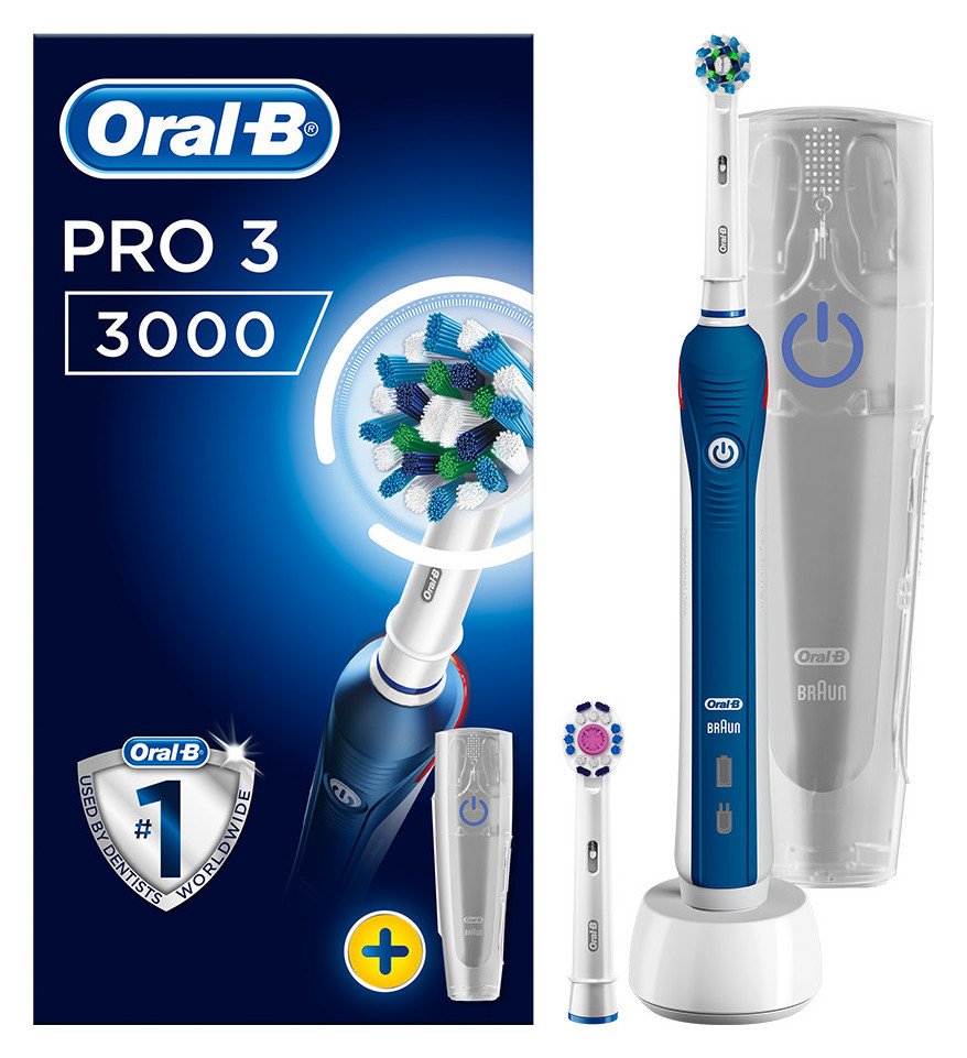 Oral-B Pro 3000 CrossAction Electric Toothbrush Review