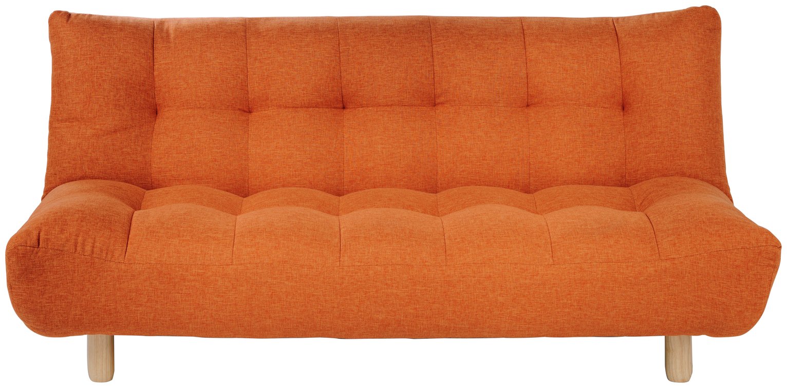 Buy Habitat Kota 2 Seater Fabric Sofa Bed Orange at Argos.co.uk Your Online Shop for Sofa