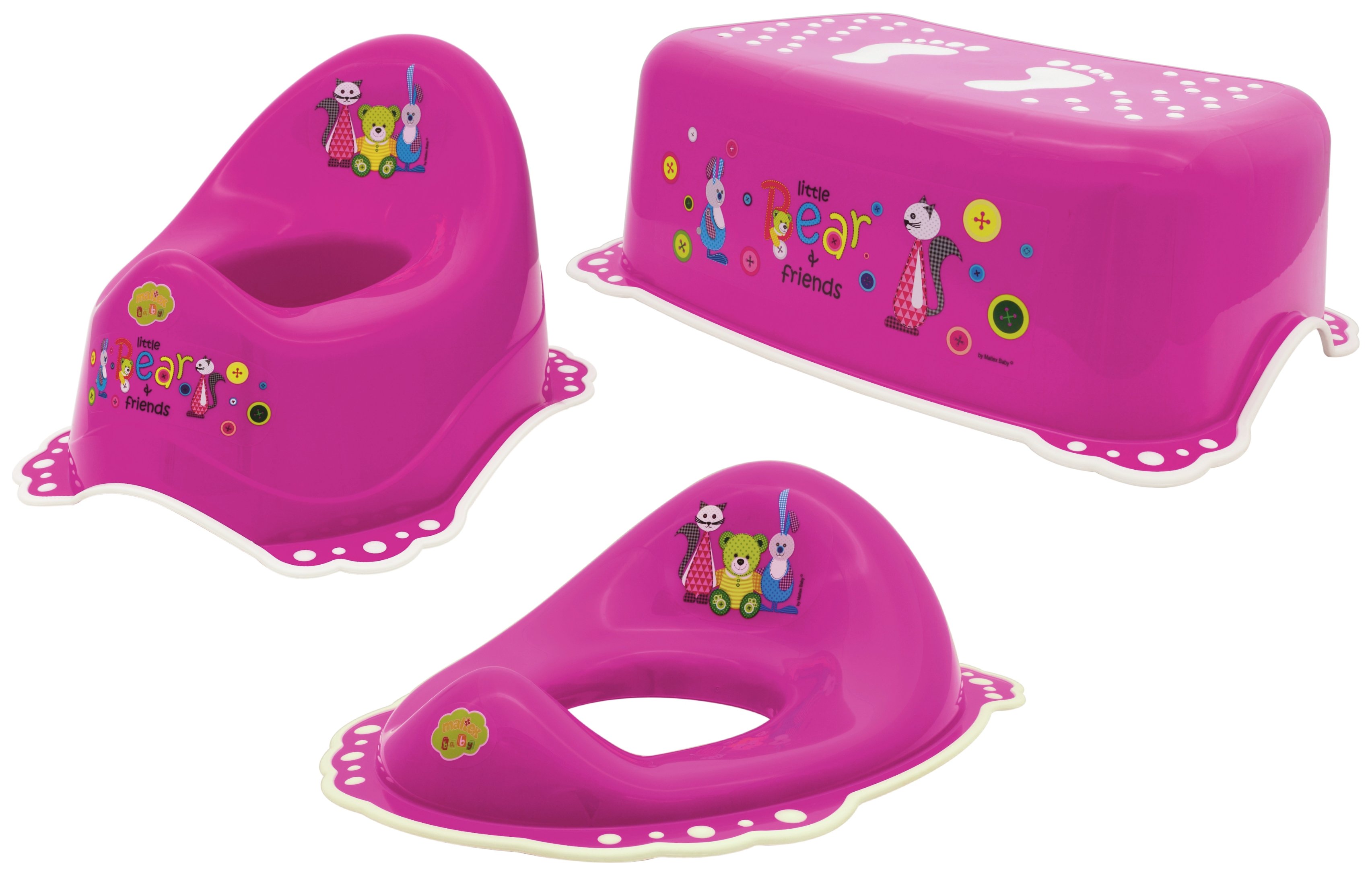 Maltex Little Bear 3 Piece Toddler Potty Training Set review