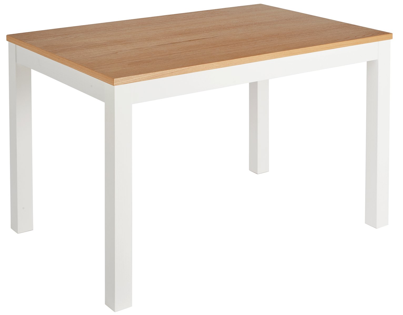 Collection Clifton Oak Veneer 4 Seater Table - Two Tone Review