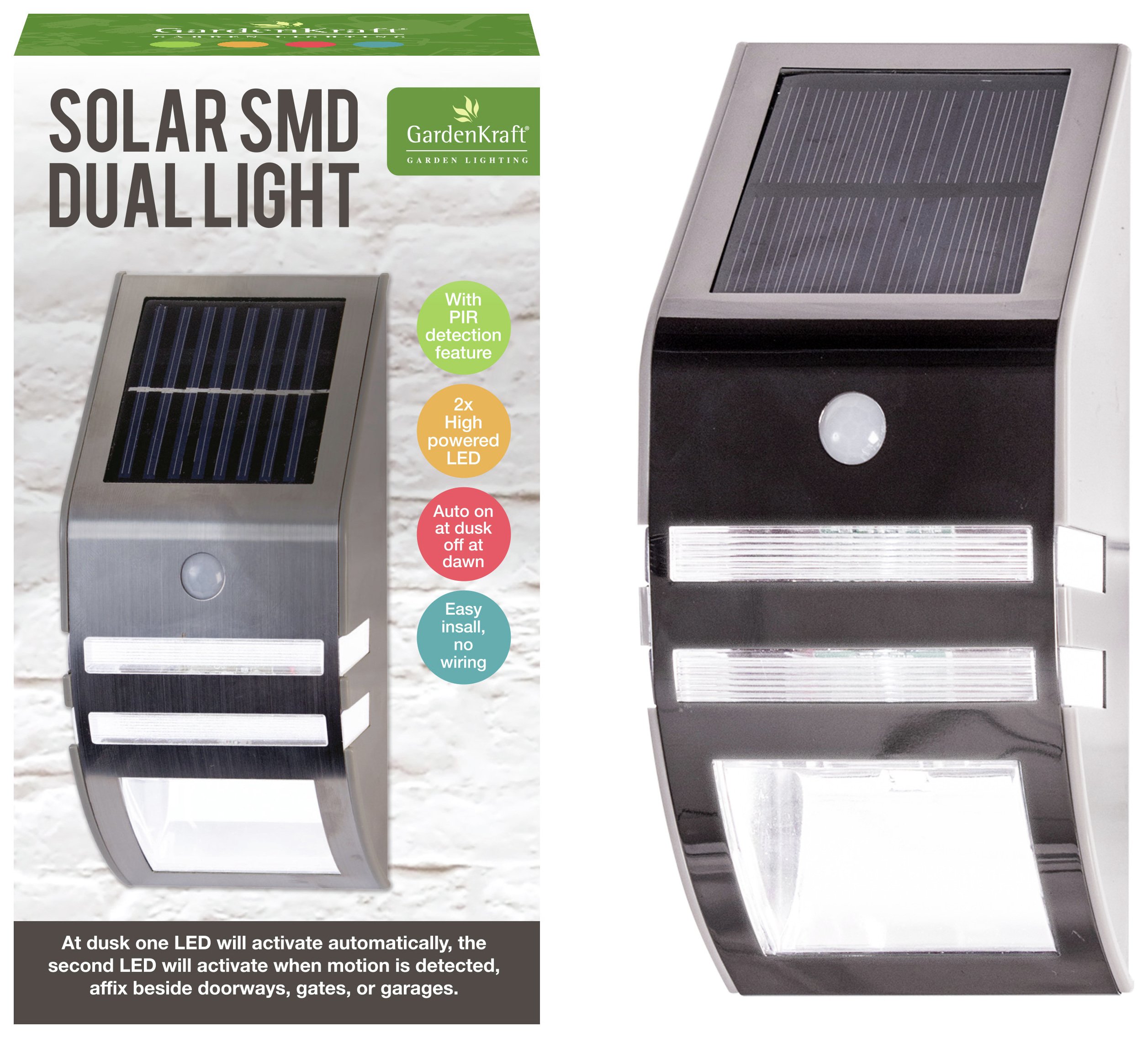 GardenKraft Stainless Steel Solar Motion - Light Review