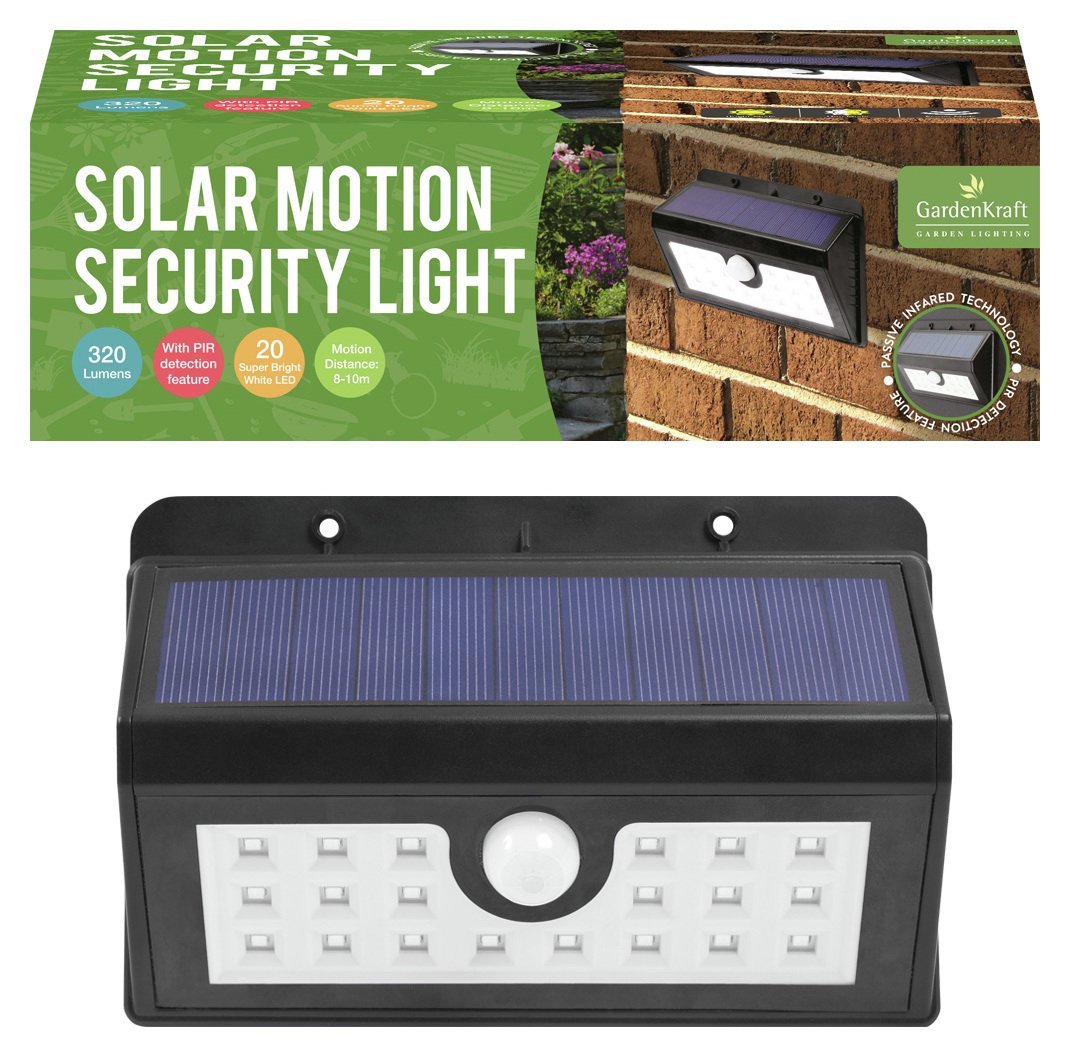 GardenKraft 20 LED Motion - Sensor Solar Lights Review