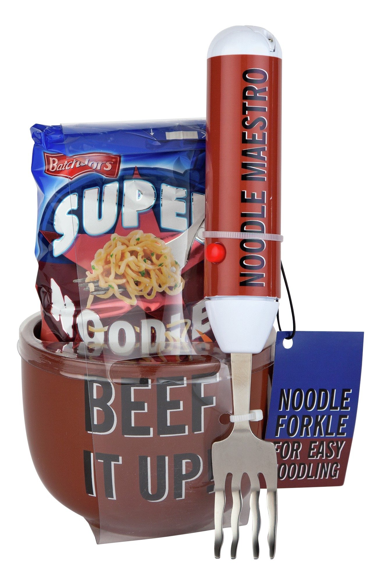 Batchelors Beef It Up Super Noodles With Fork Review