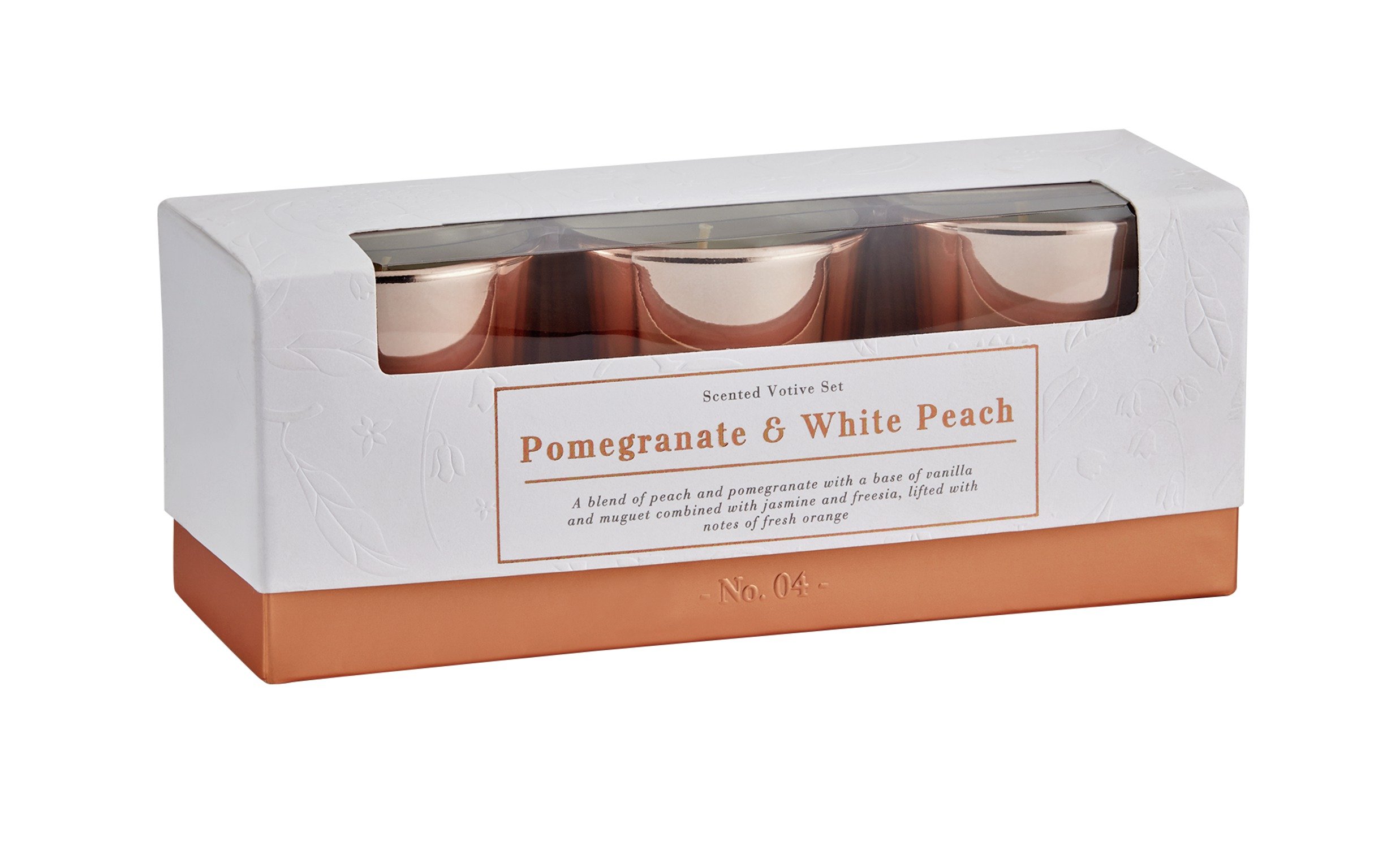 Sainsbury's Home 3 Votive Candles - Peach & Pomegranate Review