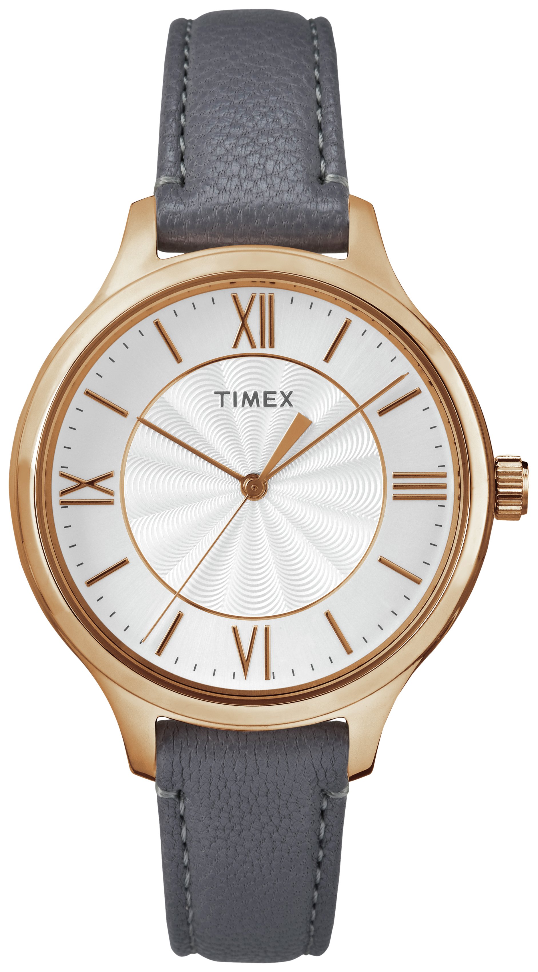 Timex Ladies' Rose Tone Grey Strap Watch review