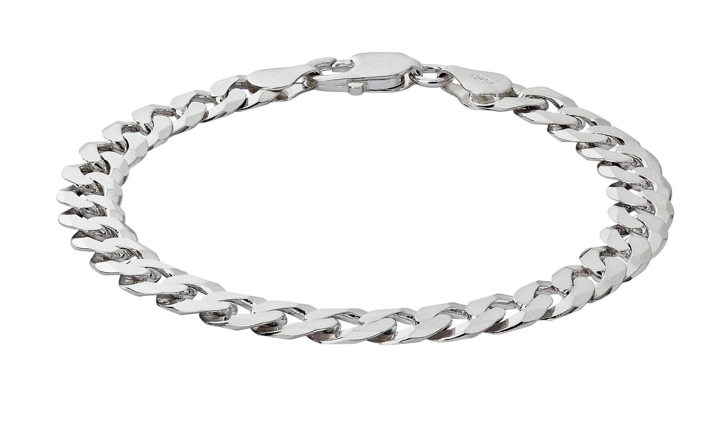 Revere Sterling Silver 1oz Look Lightweight Curb Bracelet review