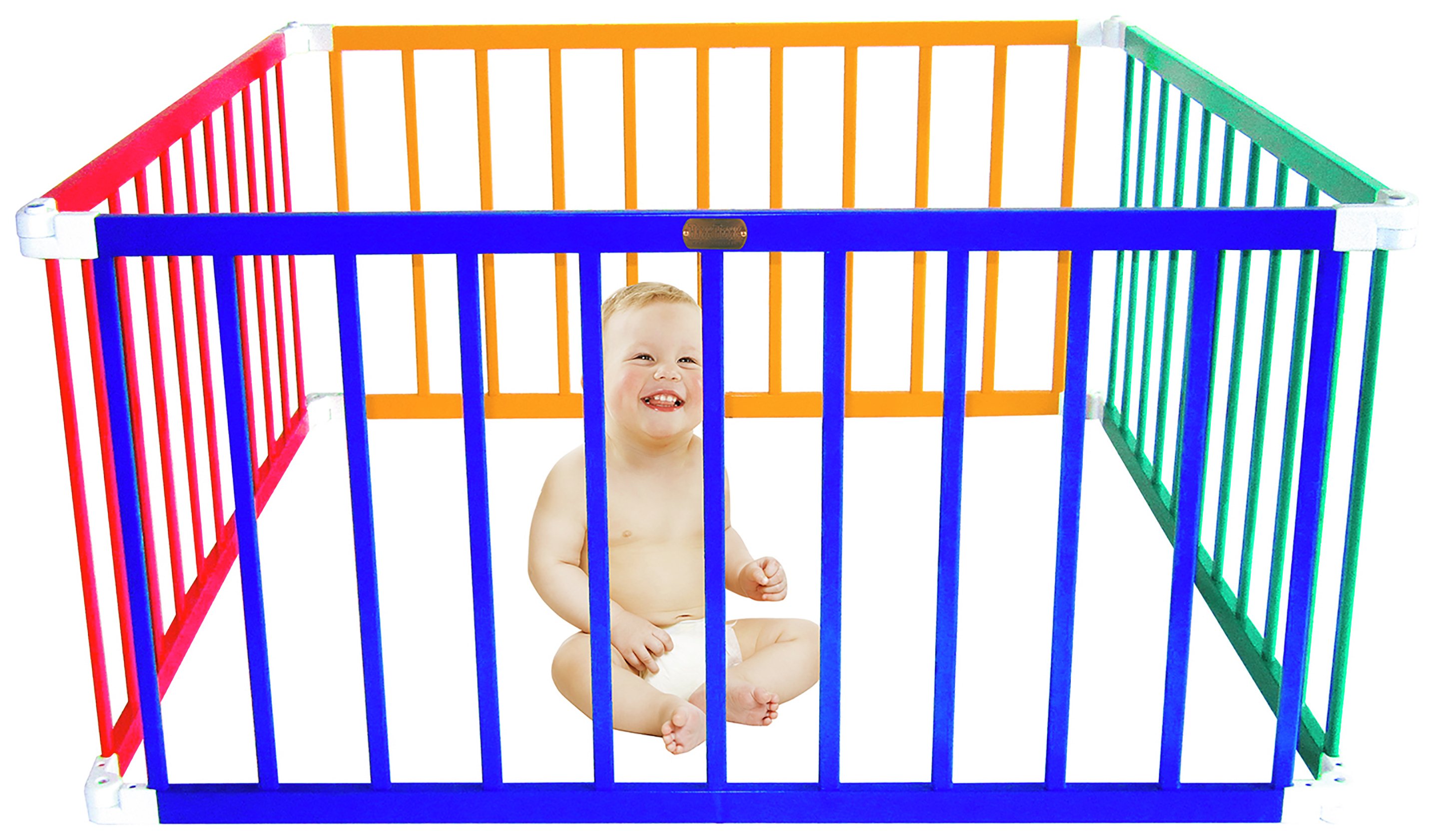 Tikk Tokk Little Boss Square Playpen - Coloured. Review