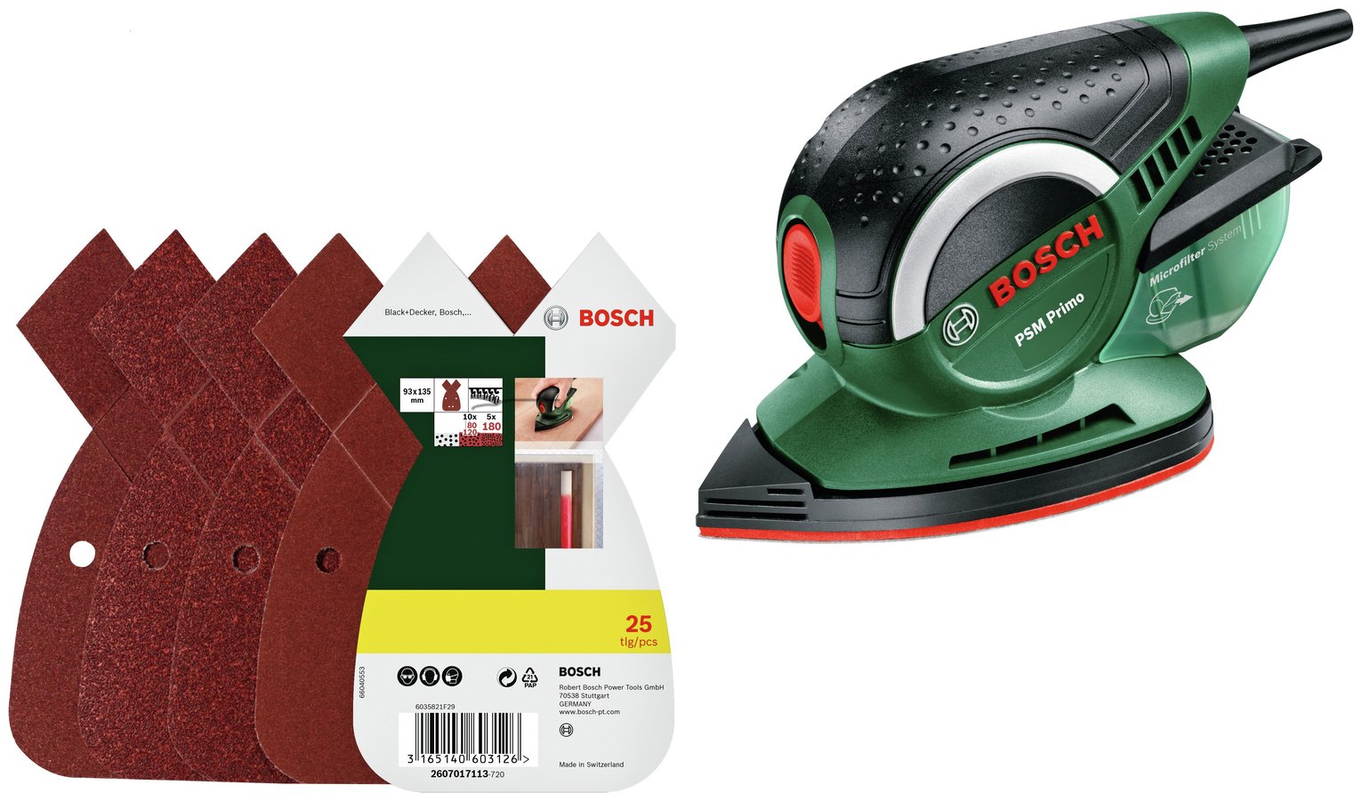 Review of Bosch PSM Primo Detail Sander with 25 Sheets