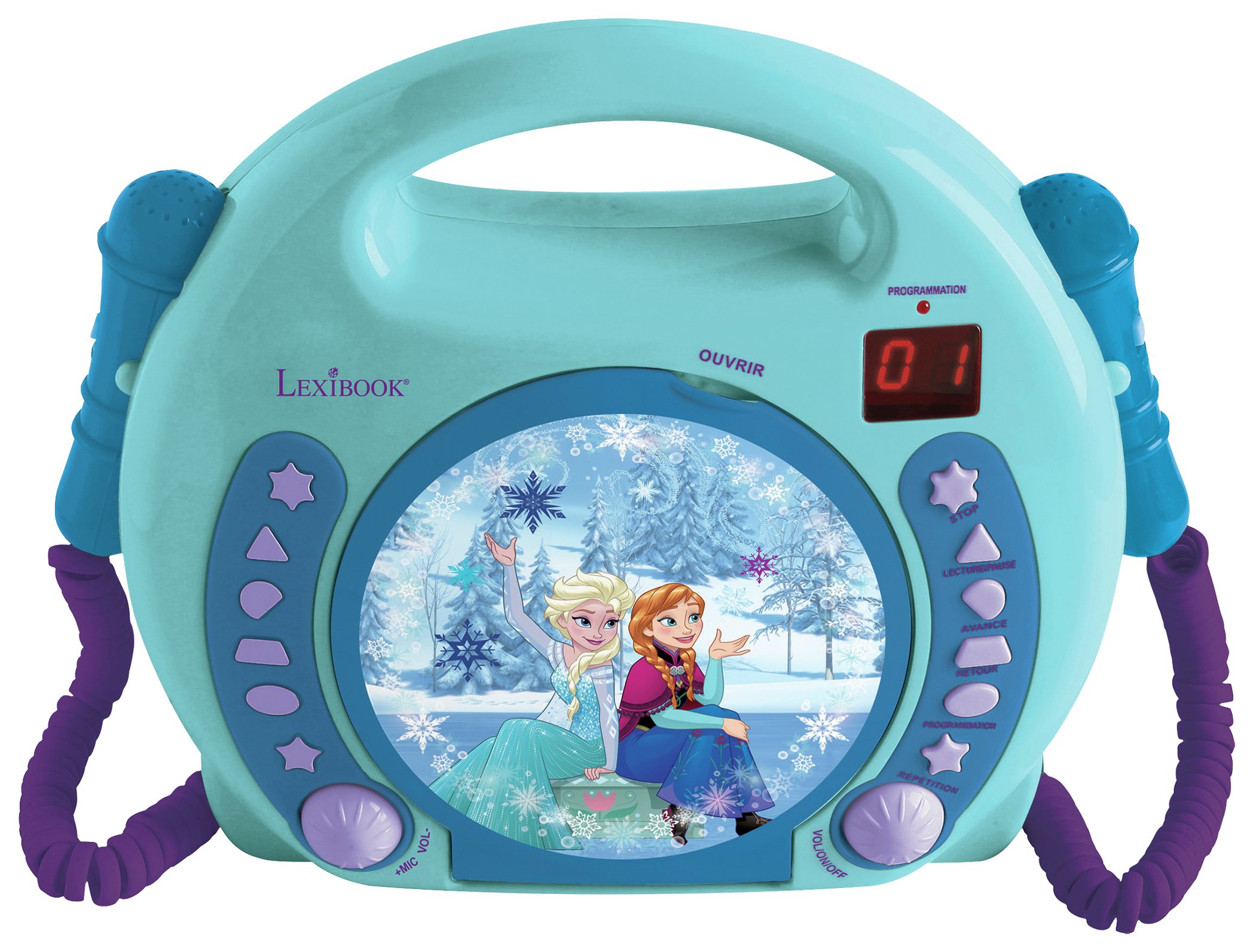 disney frozen cd player with microphones