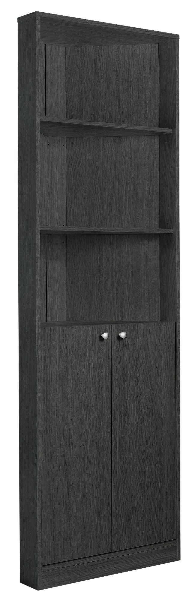 'Home Corners 2 Door Display Cabinet - Black