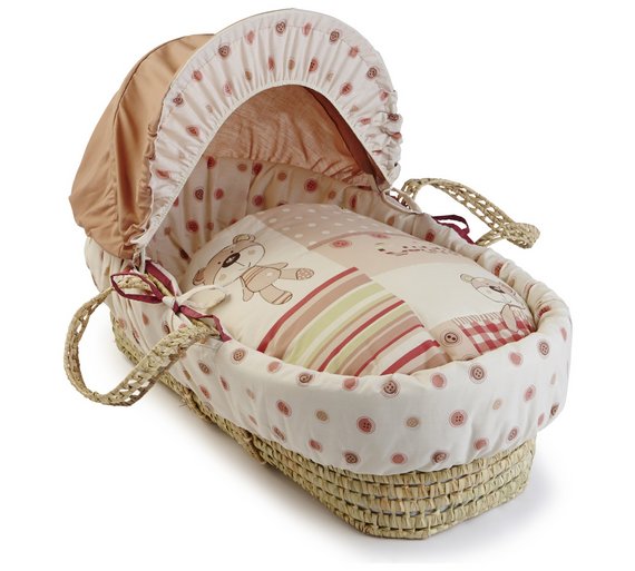 Buy Clair de Lune Little Bear Moses Basket at Argos.co.uk Your Online